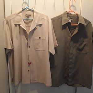 2 Medium Cafe Havana & Ron Chereskin Shirt